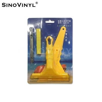 SINOVINYL Plastic Felt Edge Squeegee 4 Inch For Car Vinyl Scraper Decal Applicator Car Wrapping Tools