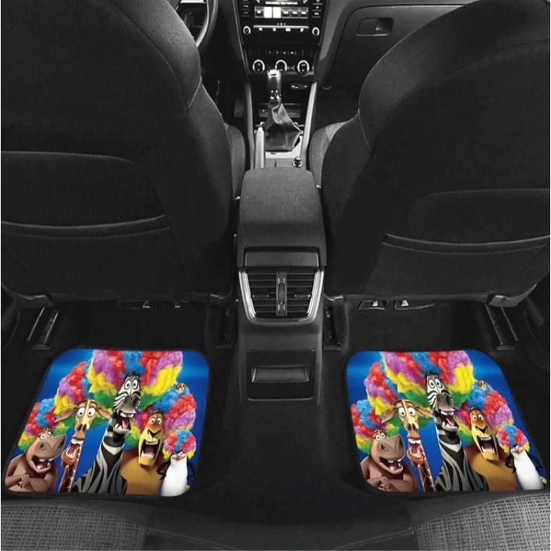 Black Color Full Set Carpet Car Mat for Universal Cars PVC Floor Covering Mat Set Car Floor Mats