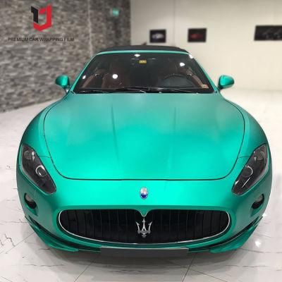 Air Bubble Free Matte Metallic Color Change Film Good Quality Decoration Film Wetherability Matt Chrome Car Wrapping Vinyl