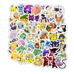 50 PCS Cute Japanese Anime Pika Cartoon Kids Stickers