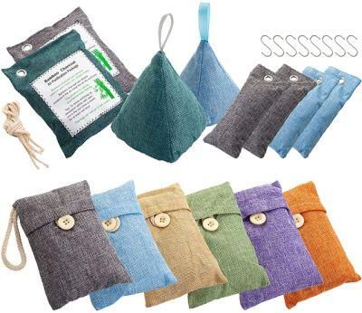 Bamboo Charcoal Air Purifying Bags, Odor Absorber for Home and Car (Pet Friendly)