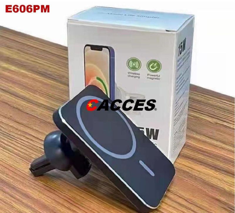 2022 Automatic Wireless Car Charger Fast Phone Charger Holder Stand 15W Car Wireless Phone Holder Adjustable Car Mount Holder Universal Magnetic New Best Seller