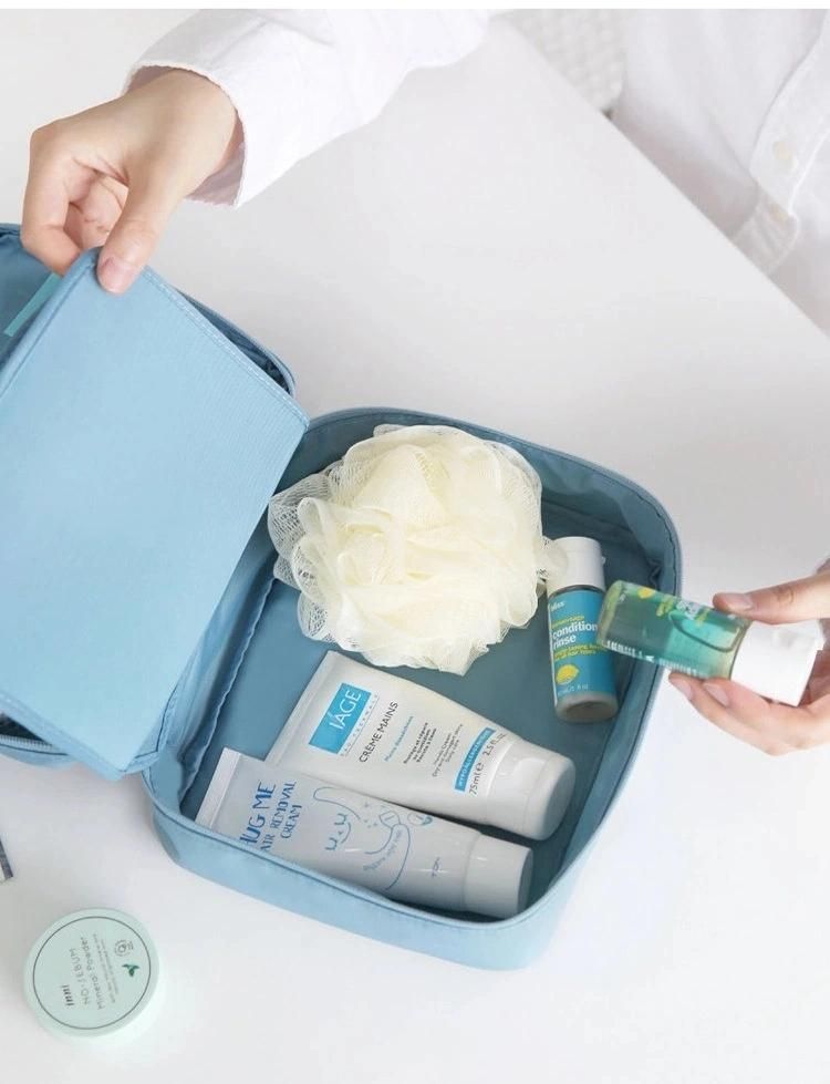 Wholesale Custom Makeup Bag Elegant Women Small Cosmetic Bag Waterproof Oxford Fashion Travel Storage Supplies