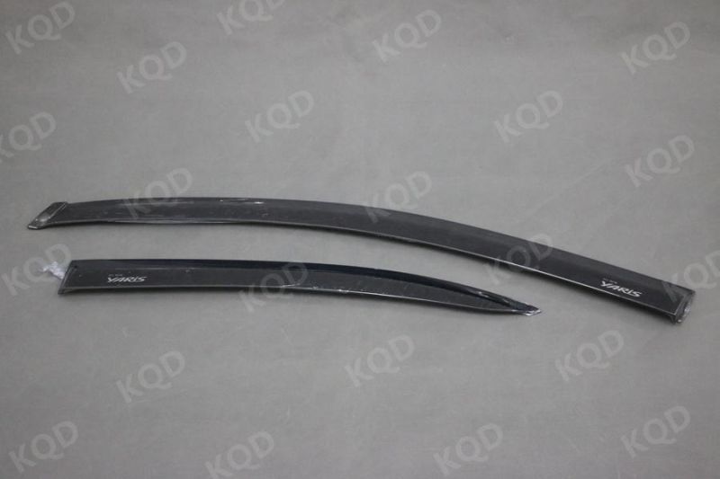 Injection Black Weathershield Sun Visors for Toyota Yaris 2014