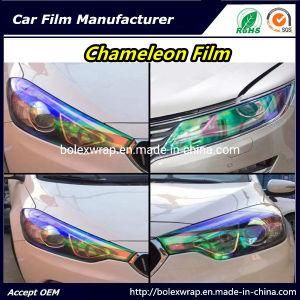 Chameleon Orange Car Light Vinyl Sticker Chameleon Car Headlight Tint Vinyl Films Car Lamp Film