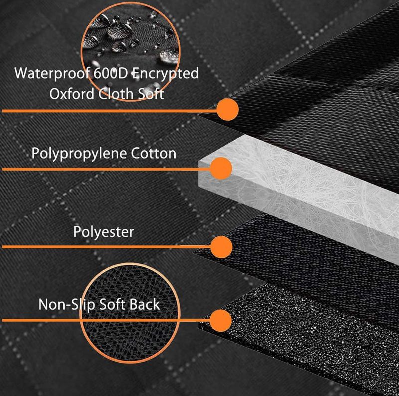Mesh Visual Window Durable Scratchproof Nonslip Car Seat Covers