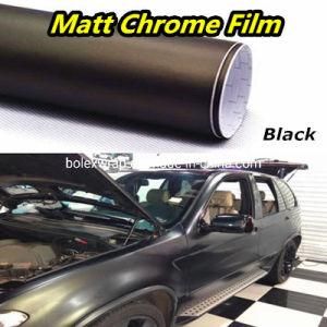 Matte Chrome Vinyl Film for Vehicle Wrapping