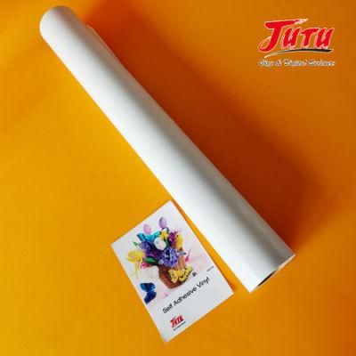 Jutu Reasonably Priced Self Adhesive Film Digital Printing Vinyl of Hot Sell Made in China