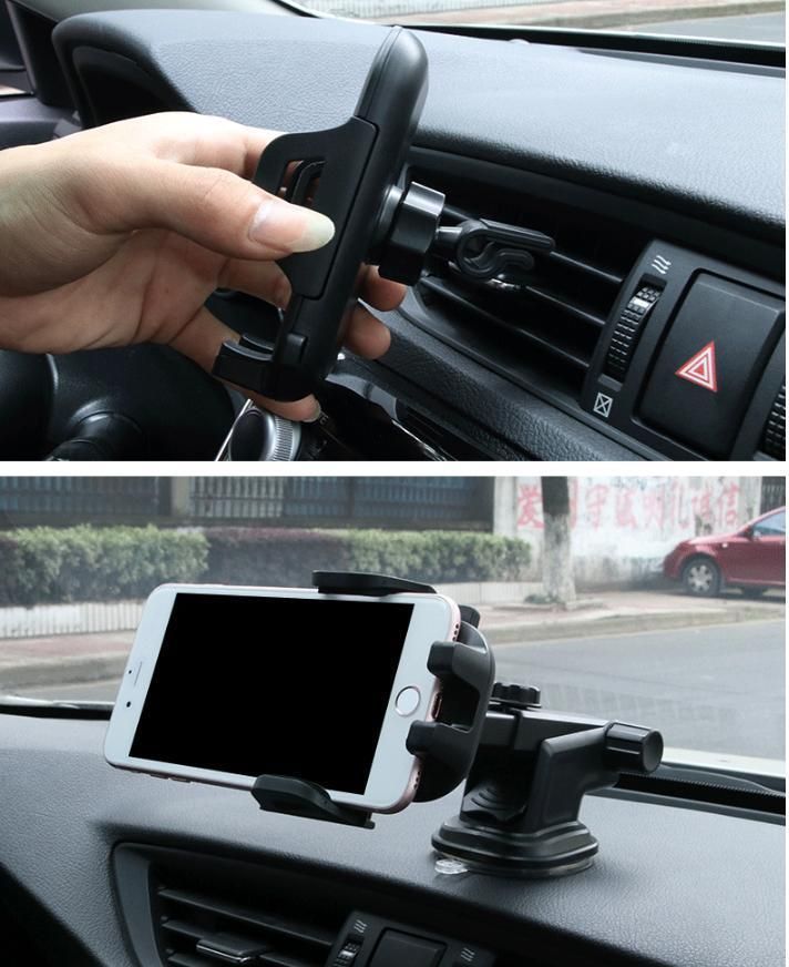 Car Navigation Frame, Car Phone Holder, Suction Cup Air Outlet, Multi-Function Phone Holder
