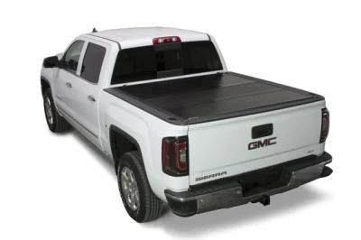Low Profile Hard Folding Tonneau Cover Fit for Ford F-150, RAM1500, Gmc Siera 1500