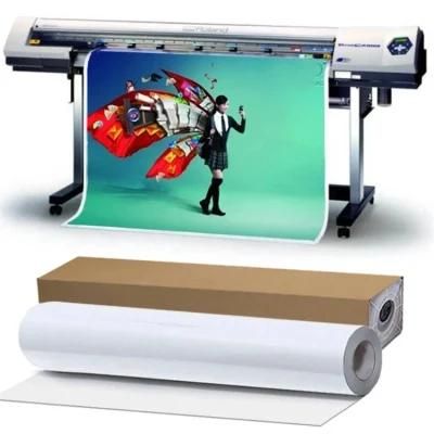 Factory Direct Sale Eachsign Printing Material 80micron120 GSM Black Glue Self Adhesive Vinyl with High Quality
