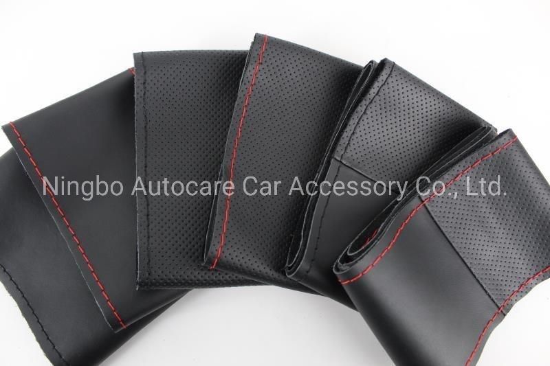DIY Leather Sewing Steering Wheel Cover High Quality DIY Leather Sewing Car Steering Wheel Cover