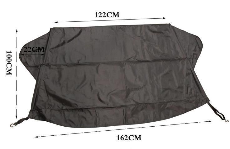 Waterproof Car Cover Breathable Half Top Windscreen Anti UV Snow Dust Sun Shade Protection Snow Protector