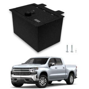 Metal Car Console Safe for Chevrolet Silverado 2019+