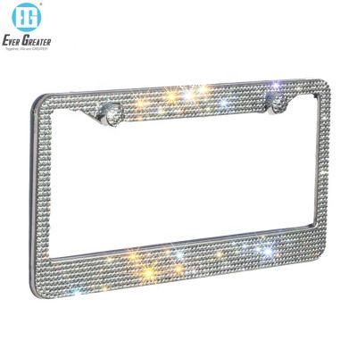 Glowing License Plate Frame Chic 34X16