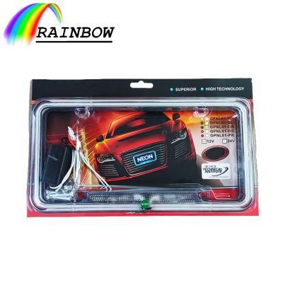 Excellent Quality Auto Parts Waterproof LED Light Neon License Plate Frame/Holder/Mold/Cover for American Cars