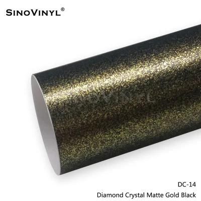 SINOVINYL High Quality Diamond Crystal Custom Vinyl Matte Gloss Car Wrap Vinyl Film