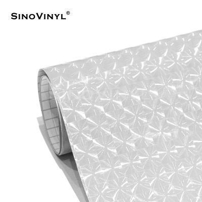 SINOVINYL Hot Selling Air Bubble Free Self-adhesive Vehicle Stickers Color 3D Car Vinyl Wrap
