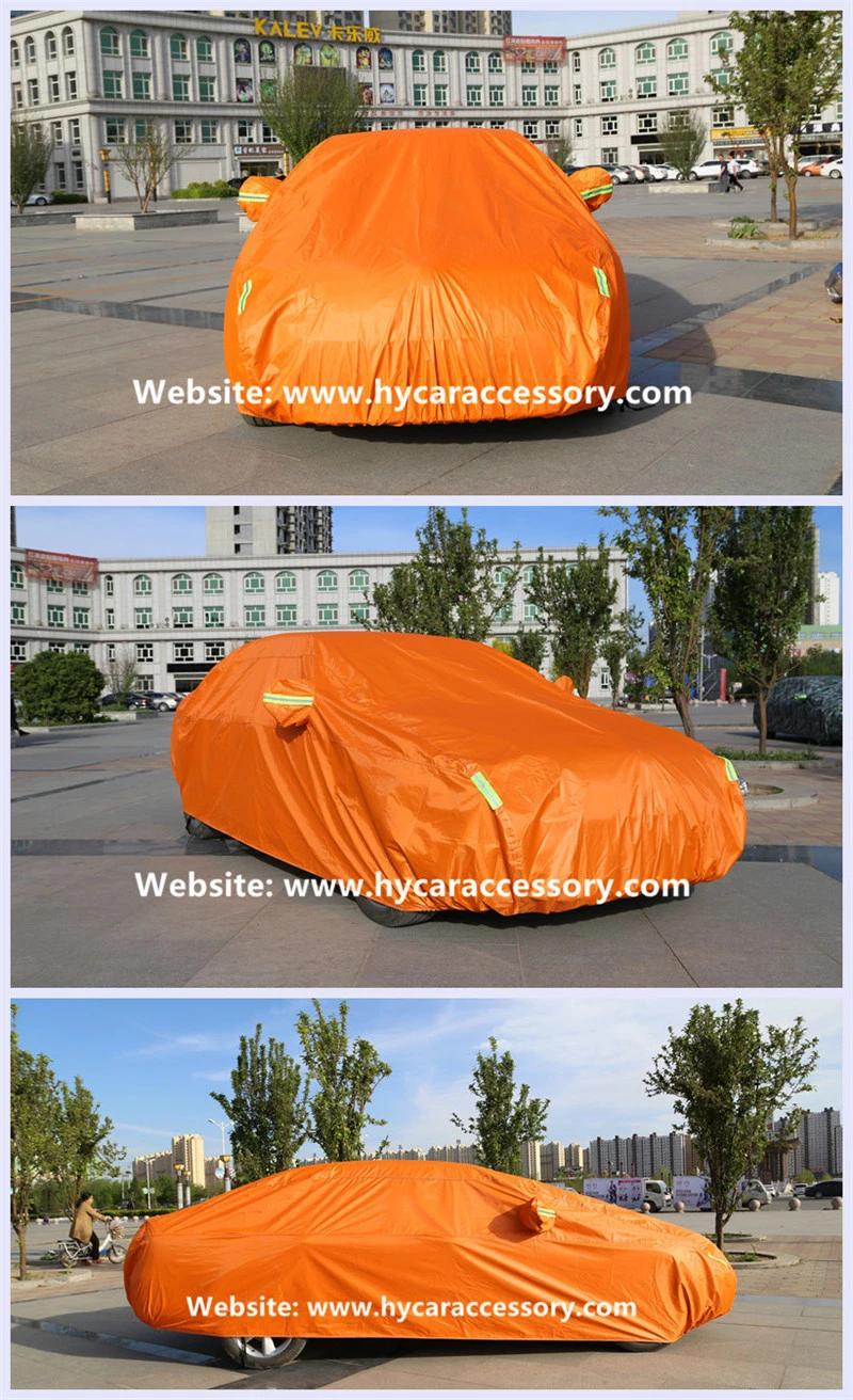 Wholesale Oxford Black Manful Waterproof Sunshade Sunproof Portable Car Cover