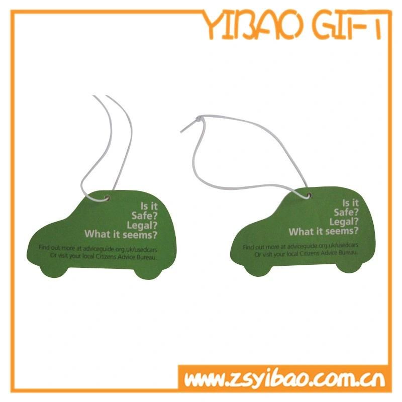 Custom Paper Car Air Freshener with Hanging White String (YB-AF-01)