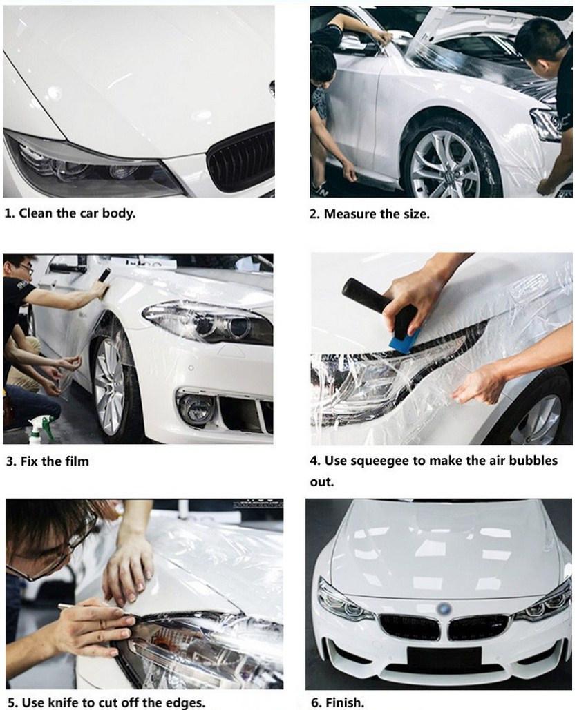 Top Selling Self Adhesive PVC Material Transparent Car Cloth Car Paint Protection Film