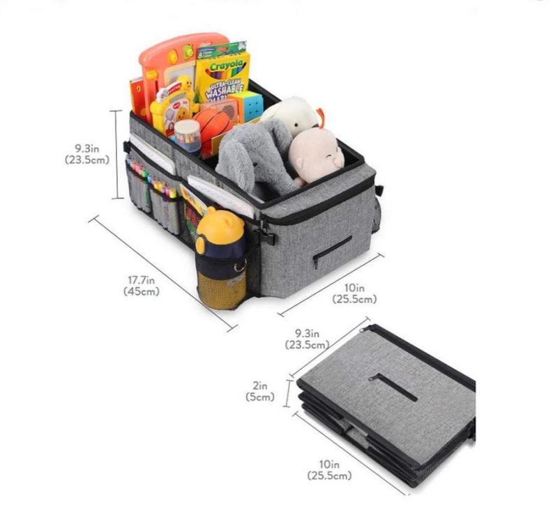 Customized Designer Foldable Collapsible Folded Car Truck Storage Box Container Car Boot Organiser Car Trunk Organizer