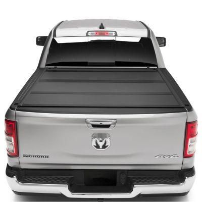 Low Profile Truck Bed Cover Hard Folding Tonneau Cover Fit for 2014-2018 Gmc/Sierra 1500 5.8 FT