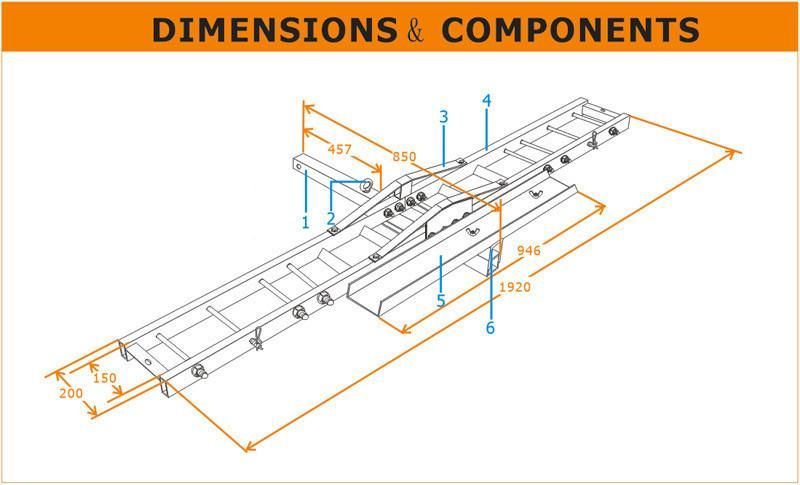 500lbs Steel Motorcycle Motorbike Rack Bike Carrier