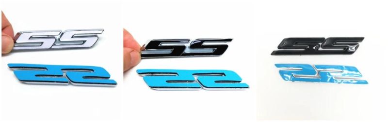 Ss Car Emblem for Chevrolet Silverado Chevy Camaro Emblem Fender Badge Decal Sticker Logo Car Accessories Car Parts Gmc Sierra Decoration Emblem