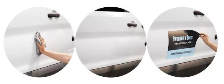 Custom Logo Printing Waterproof Removable Vinyl Flexible Blank Car Magnet