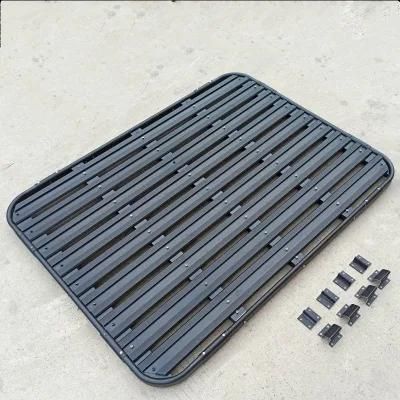 Custom Aluminum Flat Roof Basket for Mitsubishi Pajero