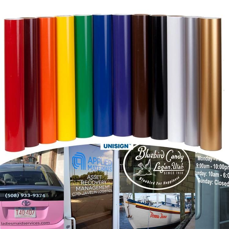 Self Adhesive Color Cutting Vinyl Sticker Color Vinyl Roll