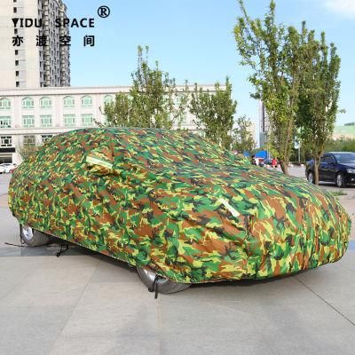 Wholesale Manful Shrink Camouflage Waterproof Sunshade Folding Auto Car Cover