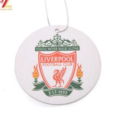 Customized Shape Promotional Logo Printed Hanging Paper Car Air Freshener (YB-f-003)