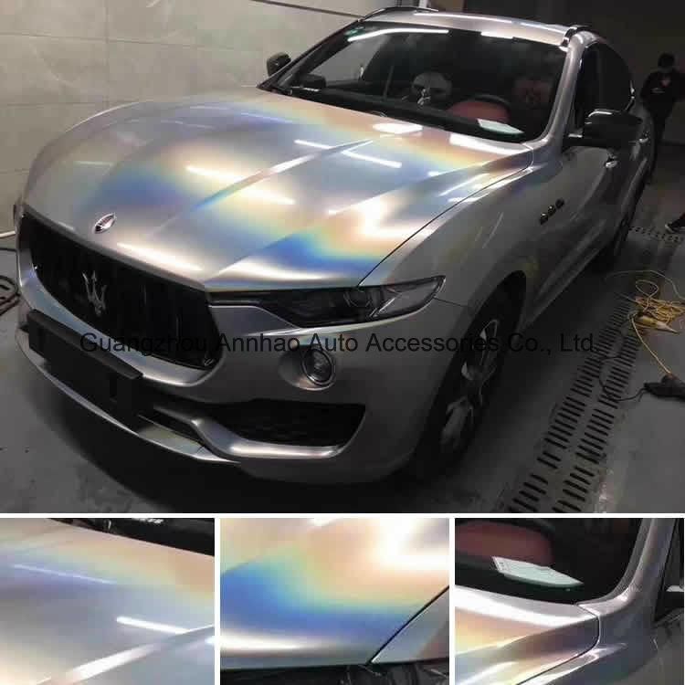 1.52*18m Size Holographic Rainbow Film Foil for Car Wrap Vinyl