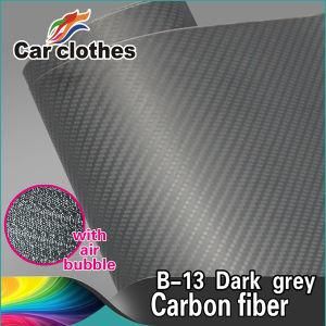 High Quality 1.52X30m Self-Adhesive Film Silver Carbon Fiber 3D Vinyl Sticker Car Wrap Foil