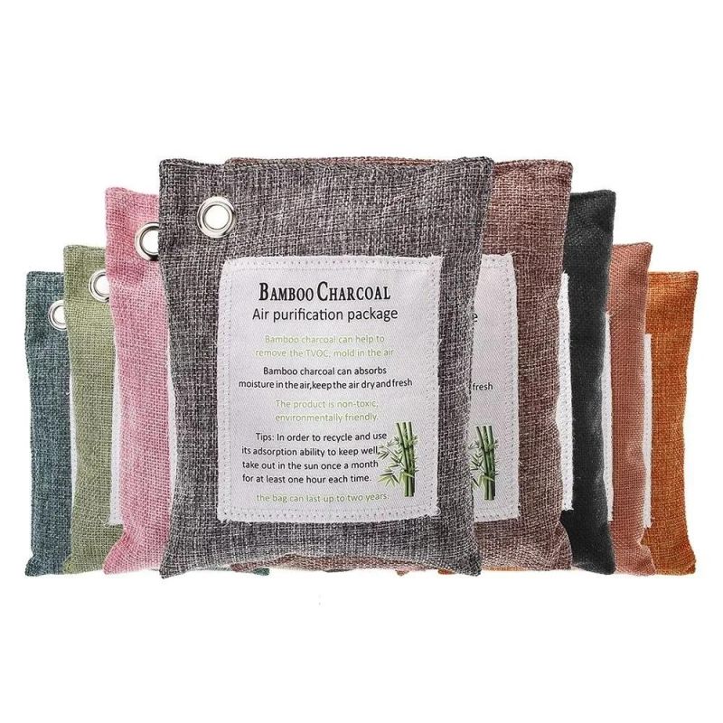 Jm Eco Friendly Bamboo Charcoal Captures Bag Natural Air Purifying Bag