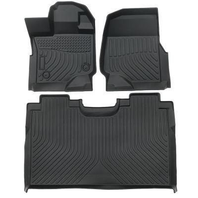 High Quality 4X4 Pick up Anti-Scratch Carpet Set TPE Car Mats for Ford F150 Super Crew 2011-2014