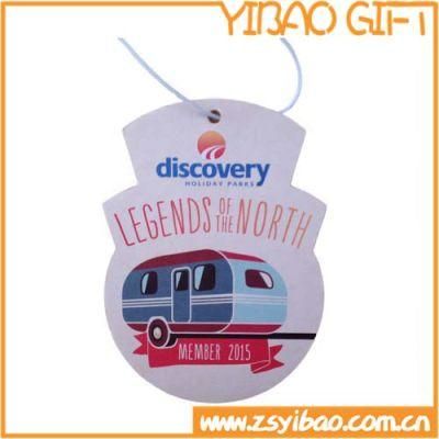 Wholesale Custom Long-Lasting Fragrance Perfume Customized Absorbent Paper Car Air Freshener for Promotional Gifts (YB-AF-001)