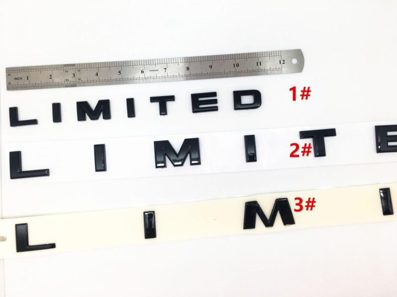 Limited Emblem Ford Bronco Mustang Emblem Fender Badge Decal Sticker Logo Car Accessories Car Parts Decoration ABS Plastic