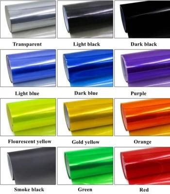 Anolly Best Seller 0.3*10m Colorful Motorcycle Headlight Stickers