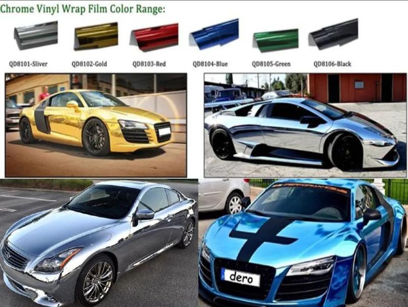 Vehicle Wrapping Vinyl Film Chrome Car Sticker Wrap Roll