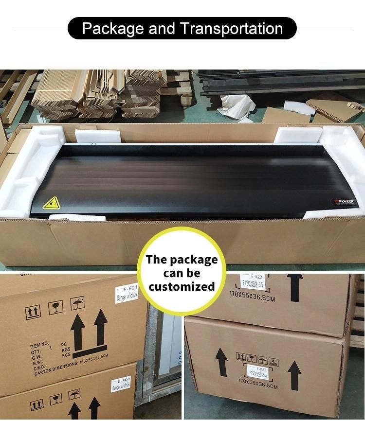 Truck Parts Soft PVC Retractable Rolling Pickup Truck Ck Bed Tonneau Cover for Toyota Tacoma Dodge RAM 2500