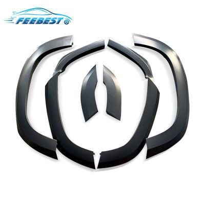 Feebest Black ABS Wheel Eyebrow Arches Fender Flares 6PCS for Range Rover Defender 110 2020-2021