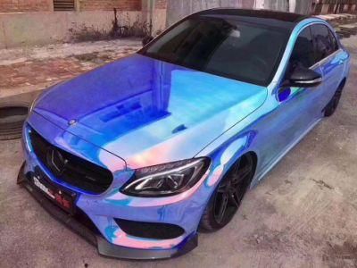 Ondis Mirror Chrome Rainbow Holographic Automobiles Vehicle Design Car Wrap Vinyl Sticker