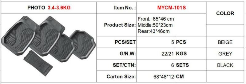 Car Floor Mats Hot Sell PVC Car Floor Mat