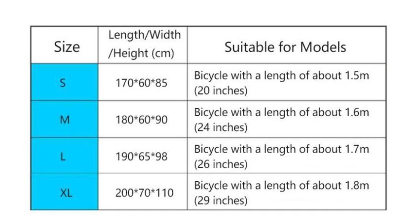 Outdoor Waterproof Rain Sun UV Dust Wind Proof Bicycle Covers