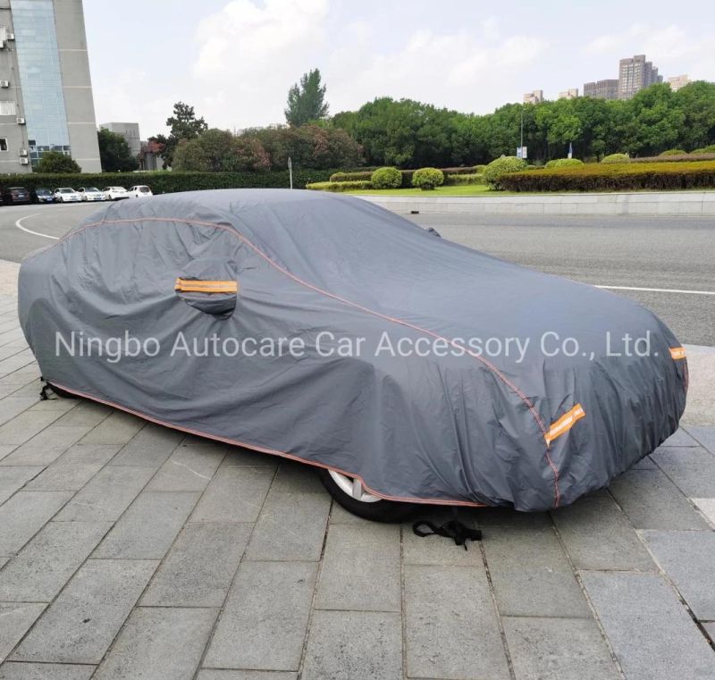 Newest Design PEVA and PP Cotton Car Cover with Reflectors