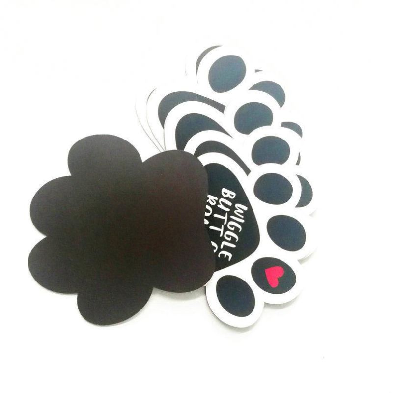 Mini Pink Paws Dog Paw Magnets Sticker for Car & Refrigerator