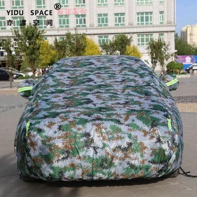 Wholesale Universal Portable Sunproof Waterproof Folding Oxford Camouflage Car Cover